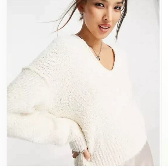 WE THE FREE Eco Theo V Neck Sweater XS - Picture 1 of 13